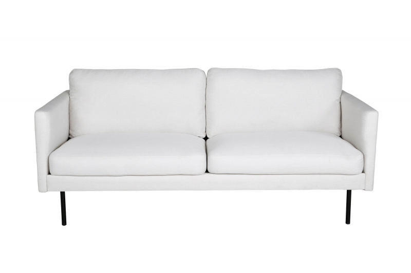 Zoom sofa 2-personers hvid polyester