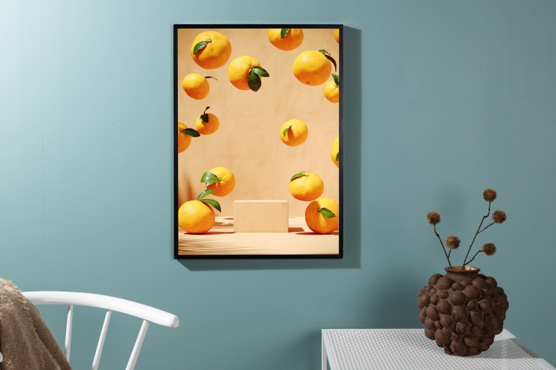Plakat Lemons 70x100cm beige