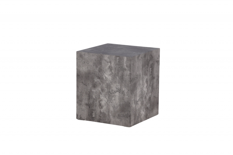 York sofabord 40x40x45cm marmorlook gr&aring;