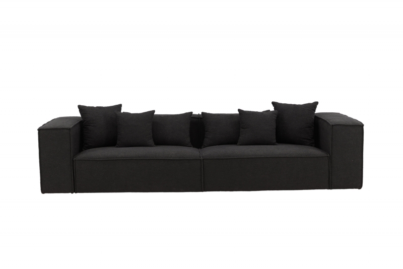 Gillholmen sofa 3-personers sort boucle