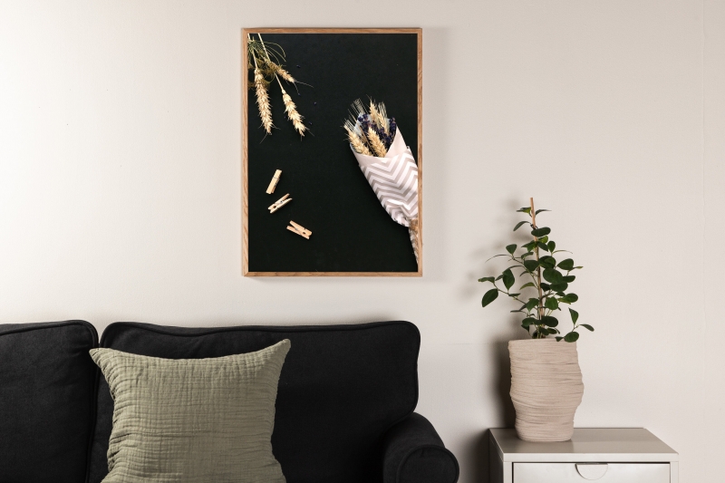 Plakat Flowers on table 70x100cm sort