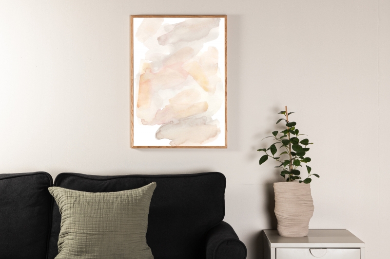 Plakat Water Color 50x70cm beige