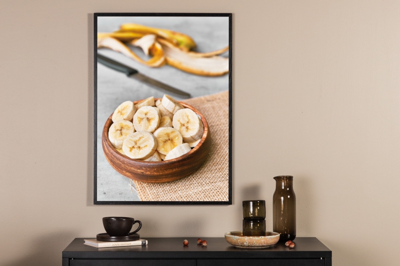 Plakat Banana 70x100cm gul