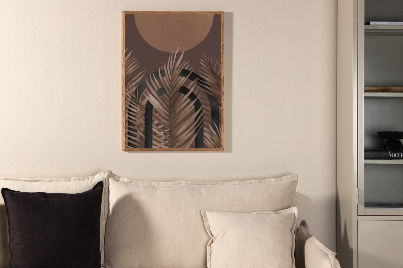 Plakat Structures 70x100cm brun