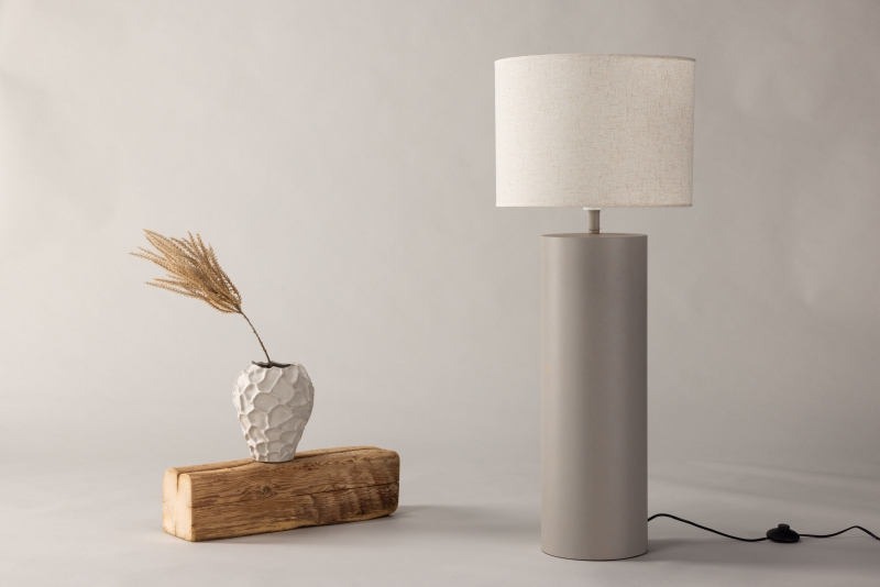 Umeå x Josefin Lustig gulvlampe Ø40cm grå