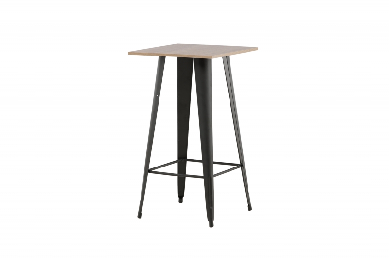 Tempe barbord 60x60cm højde 105cm sort