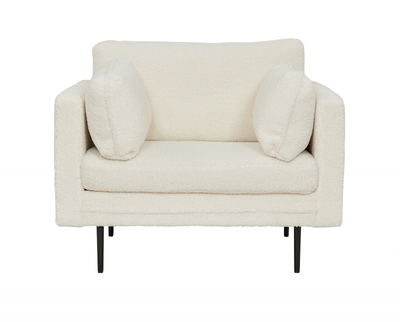 Boom l&aelig;nestol 110 cm polyester hvid