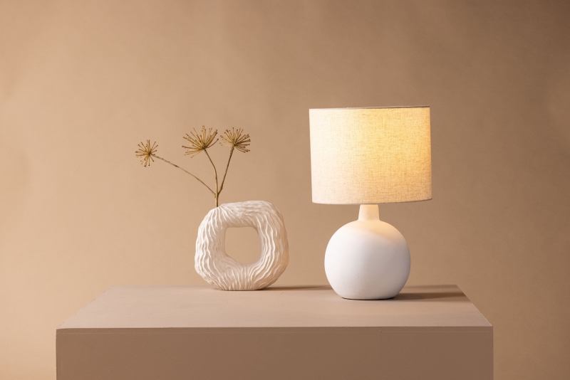 Torcello bordlampe Ø32cm beton beige