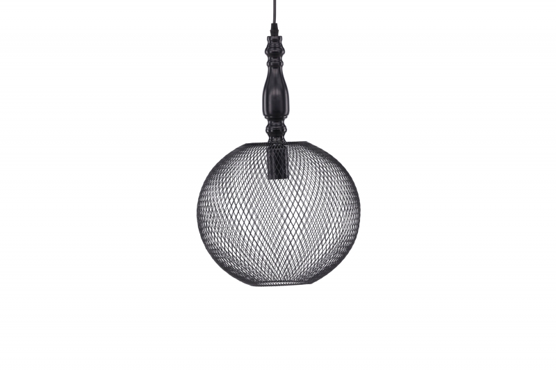 Valence loftlampe Ø30cm i sort mesh