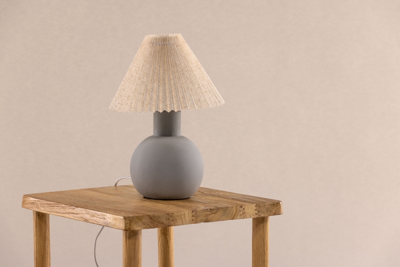 Älvsborg bordlampe Ø25cm beton grå