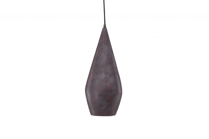 Sandared pendel loftlampe Ø20cm i brun resin
