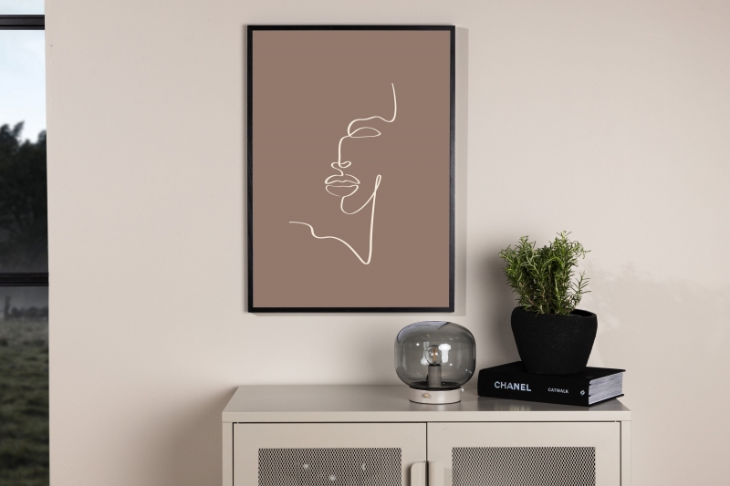 Plakat Siluette 70x100cm brun