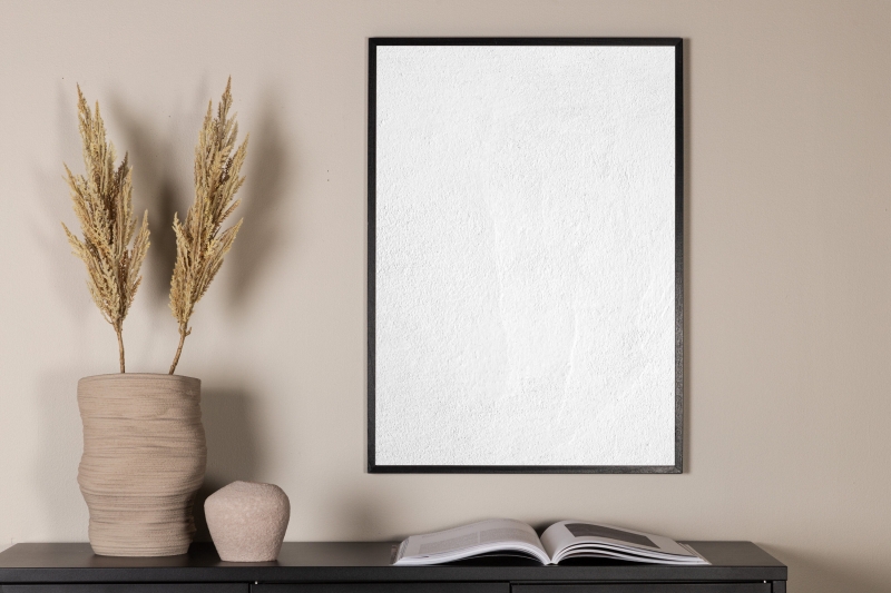 Plakat White Reveted 30x40cm hvid