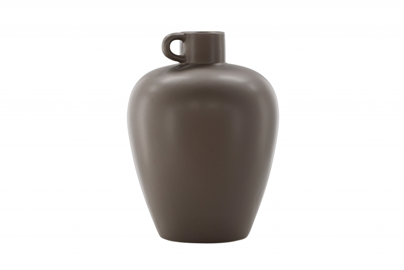 Cent vase Ø24cm højde 33cm brun