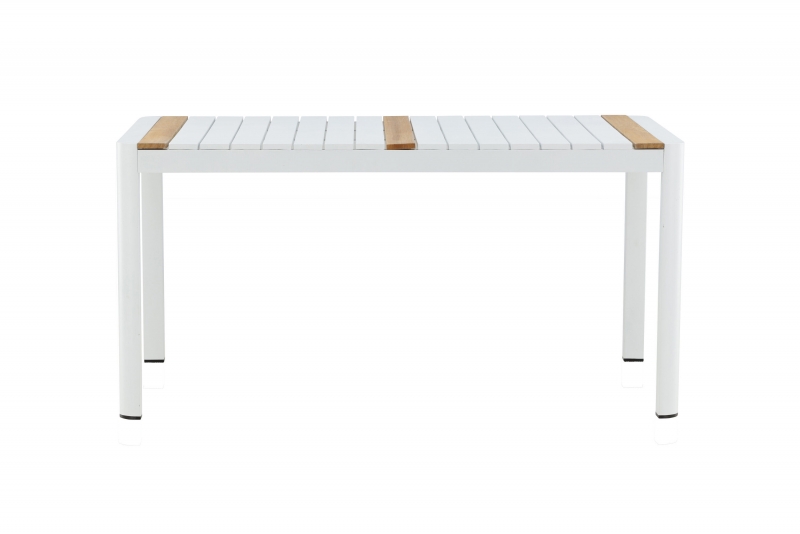 Togo have spisebord 150x90cm hvid og teak