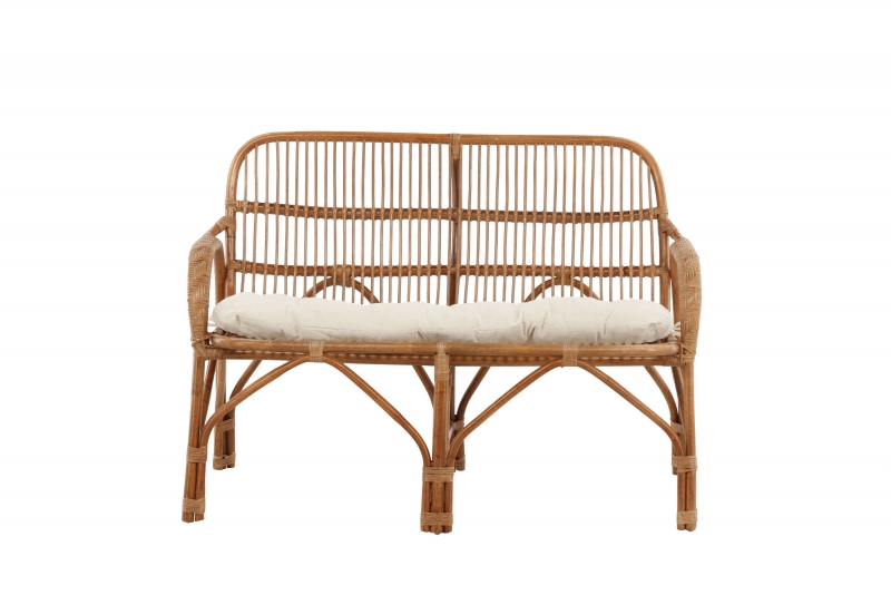 Nella udend&oslash;rs 2-personers sofa natur