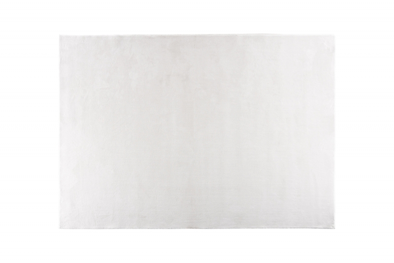 Nixie tæppe med blød kort luv 350x240 cm hvid
