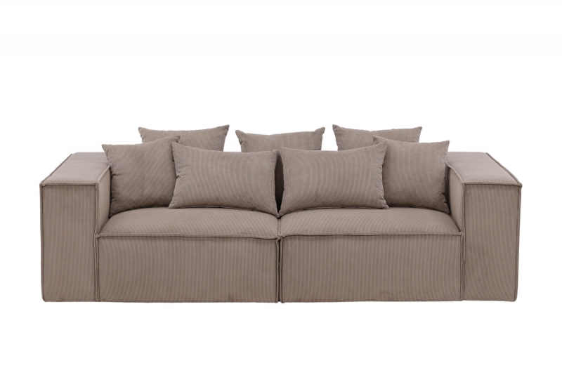 Gillholmen 3-personers sofa 232cm brun