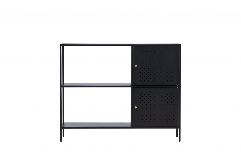Salta skab 100x75 cm sort