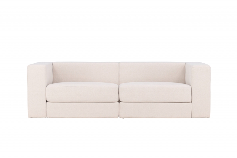 Lumi sofa 3-personers hvid stof