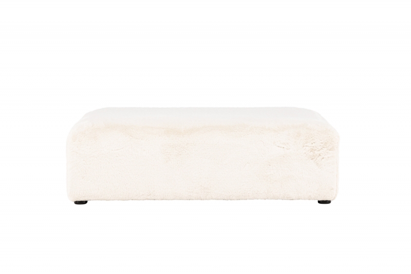 Davie puf 100x100cm beige fleece