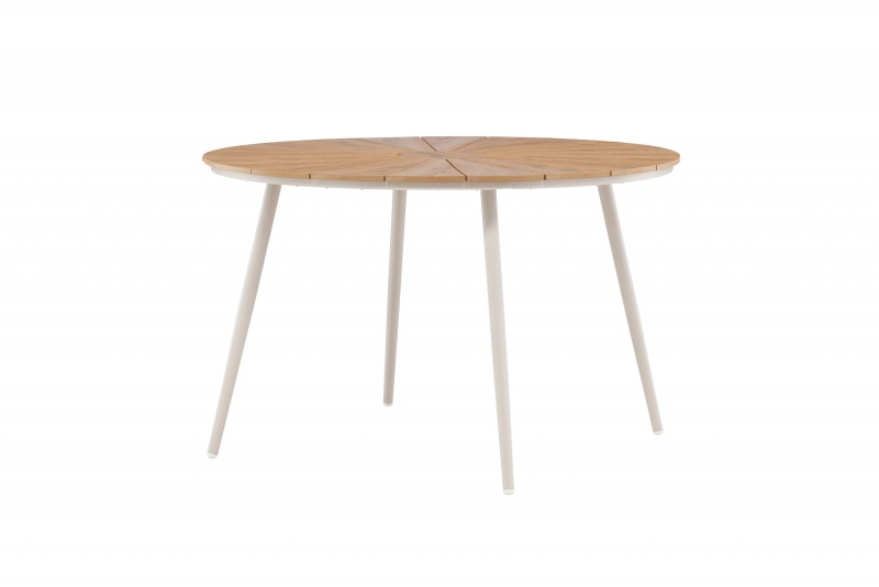 San Vito rundt havebord &Oslash;120cm beige