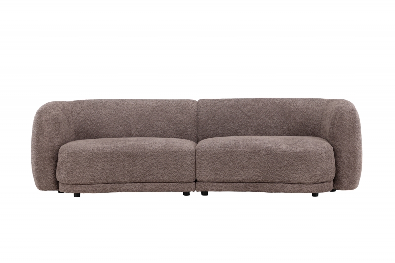 Cielo sofa 3-personers brun bouclé