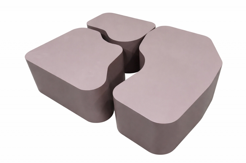 Nordland sofabord i 3 dele MDF brun