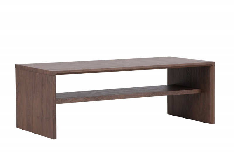 Telemarket sofabord 110x50 cm i brun MDF papirlaminat