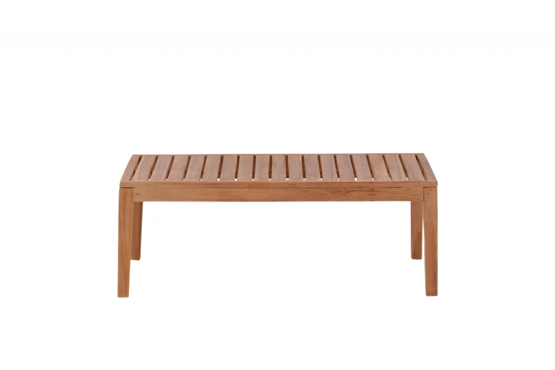 Amlan udend&oslash;rs sofabord 110x70cm teak natur