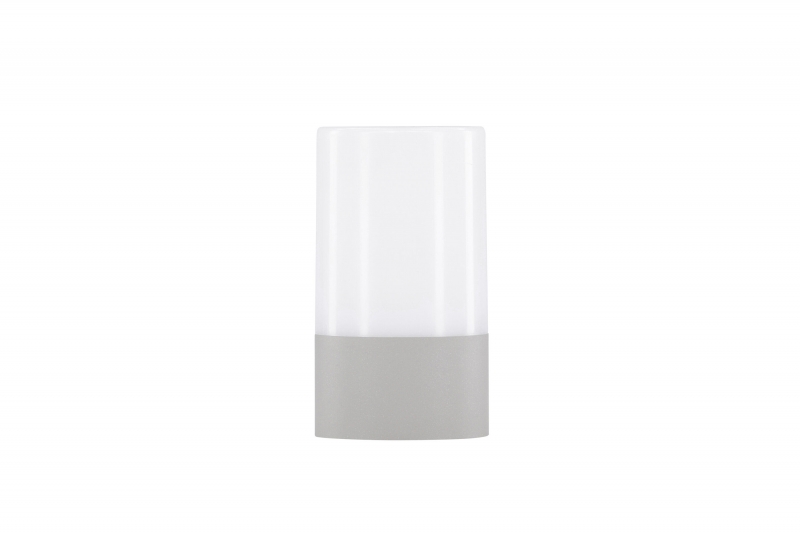Tubu bordlampe Ø10×18 cm – Grå/hvid