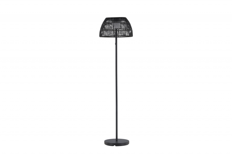 Mabis solcelle gulvlampe Ø30cm sort