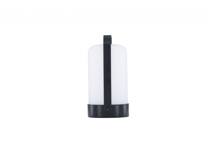 Fern bordlampe Ø12×22 cm – Sort/hvid