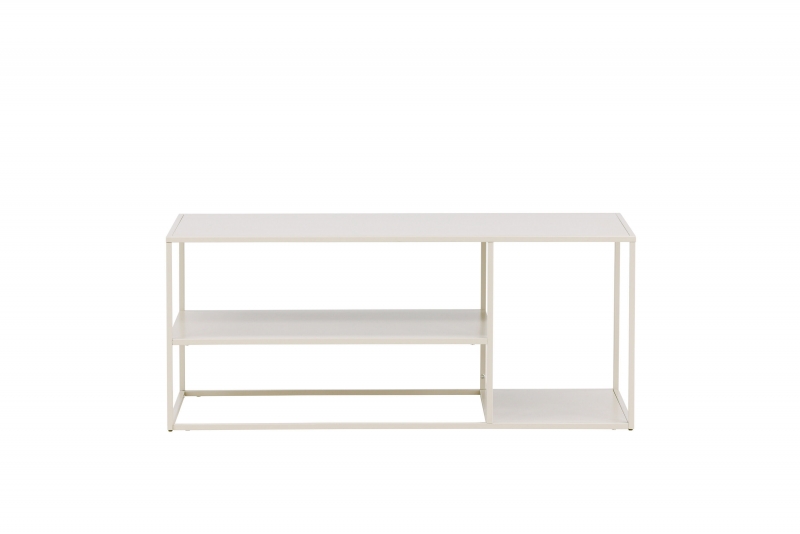Staal sofabord 120x50cm beige