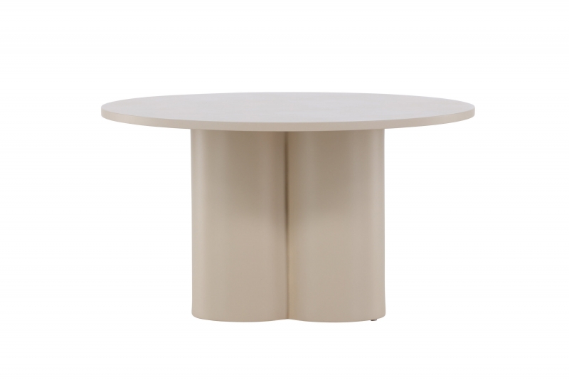 Olivia sofabord &Oslash;80cm MDF beige