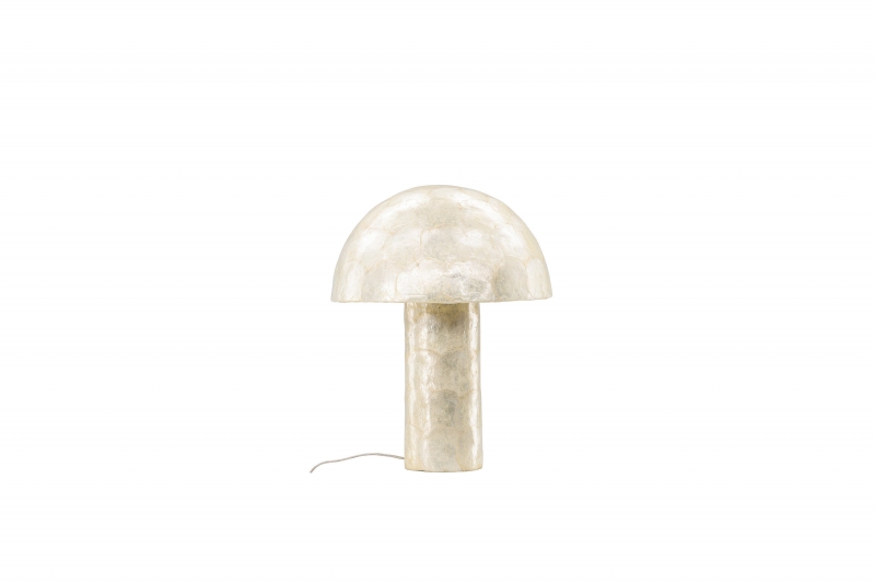 Lindön bordlampe Ø36cm kapis grå
