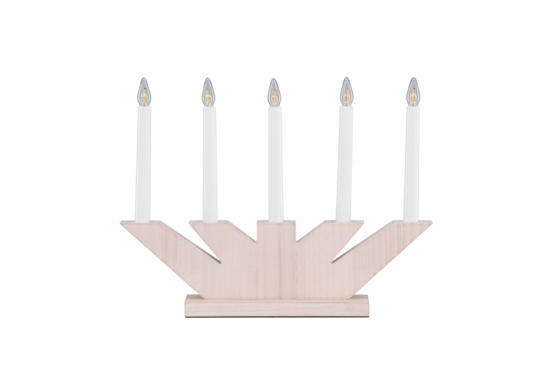 Verbier bordlampe 41x31cm fyrretræ hvid