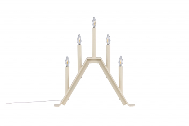 Åre bordlampe 32x36cm stål beige