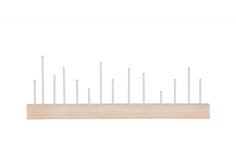 Kungsberget bordlampe 77x24cm MDF hvid