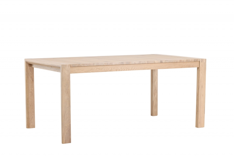 Slider spisebord 170x95 cm med 2 tillægsplader natur