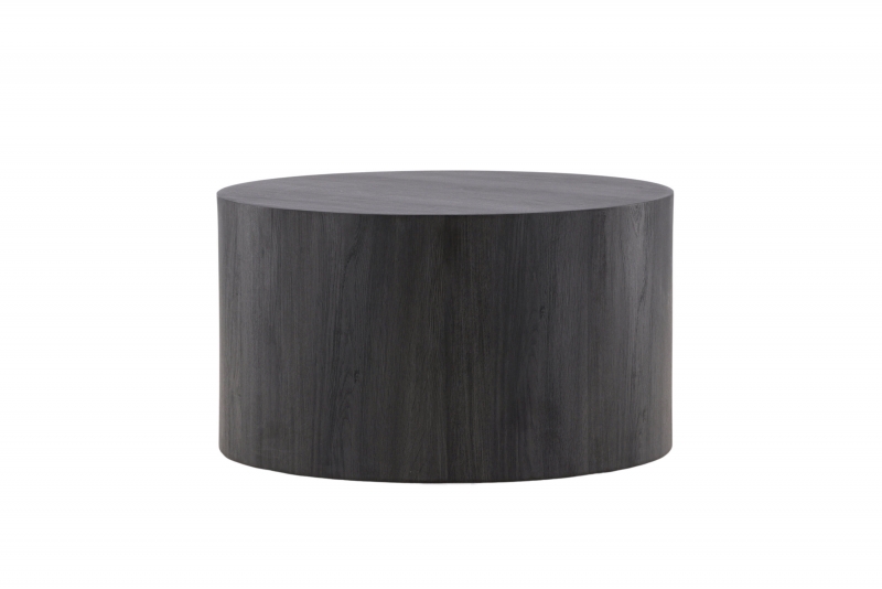 York sofabord rundt Ø80cm sort