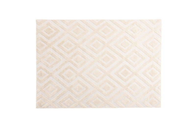 Pia tæppe med kort luv 230x160 cm beige