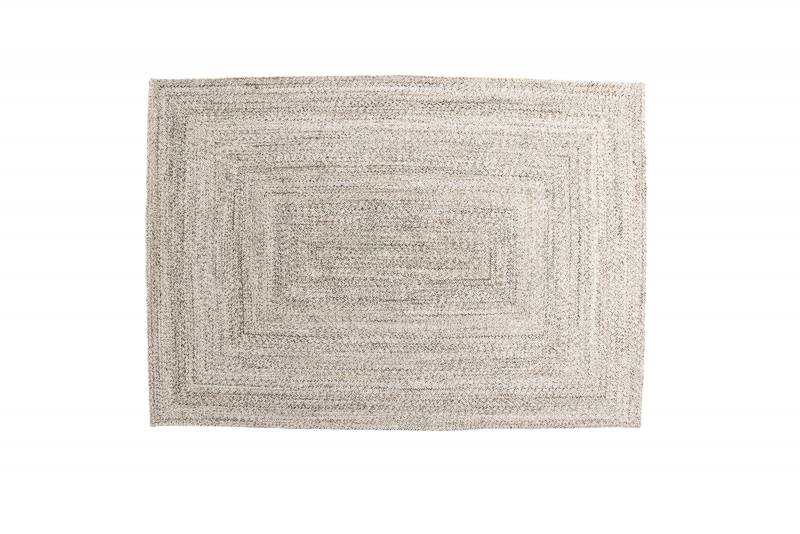 Petra tæppe med flettet design 290x200 cm beige