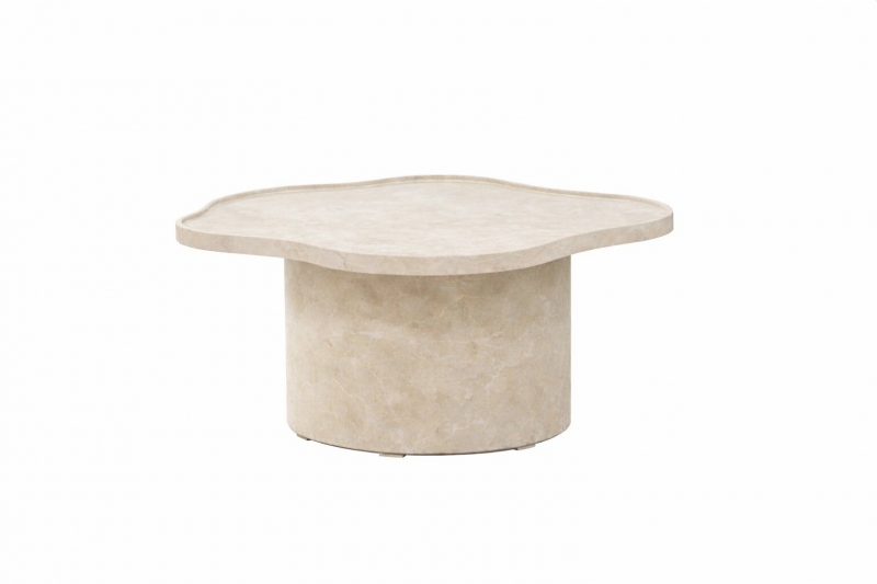 Ilse sofabord &Oslash;90cm MDF beige