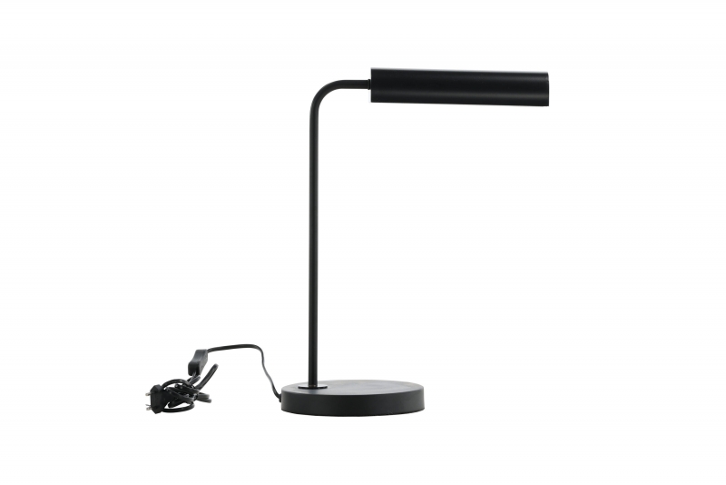 Harmonica bordlampe 43cm stål sort