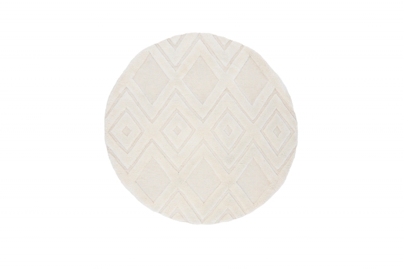 Dahlia Wool - 200*200- -Round-White