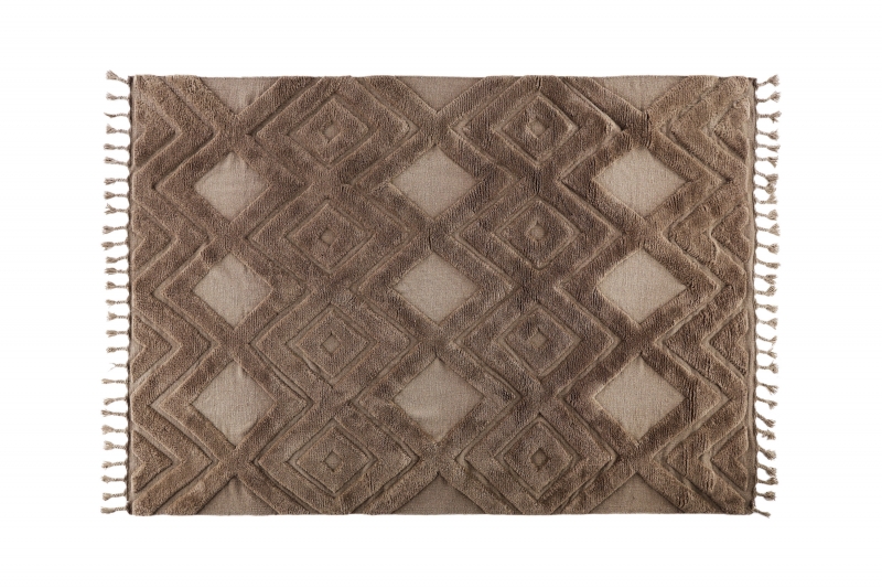 Dahlia tæppe 300x200 cm mørkebrun