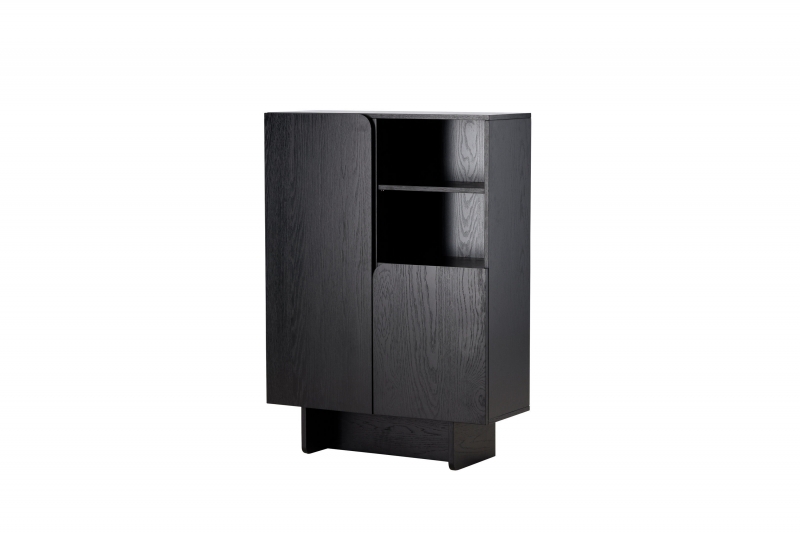 Tyresö skab MDF 110x80x30cm sort