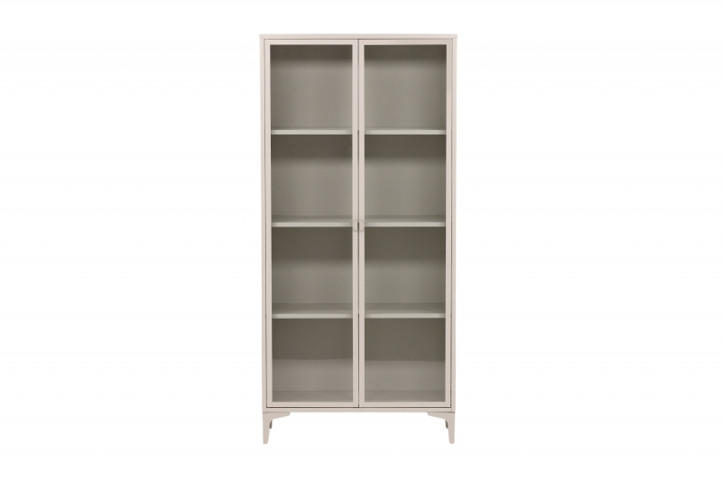Piring vitrinskab 190x90x40cm beige