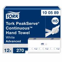 Tork PeakServe Continuous håndklædeark 100589 hvid, 3240 ark